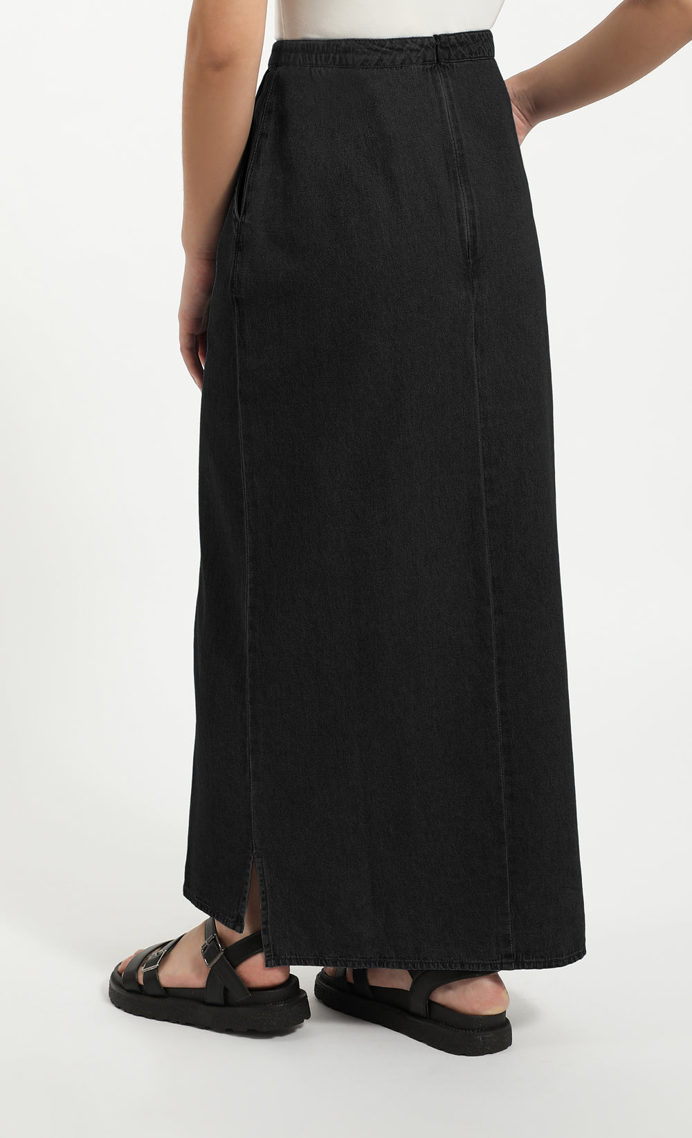 Denim Black Skirt Korean Style | Jean Skirt High Waist Korean - High Waist  Skirt - Aliexpress