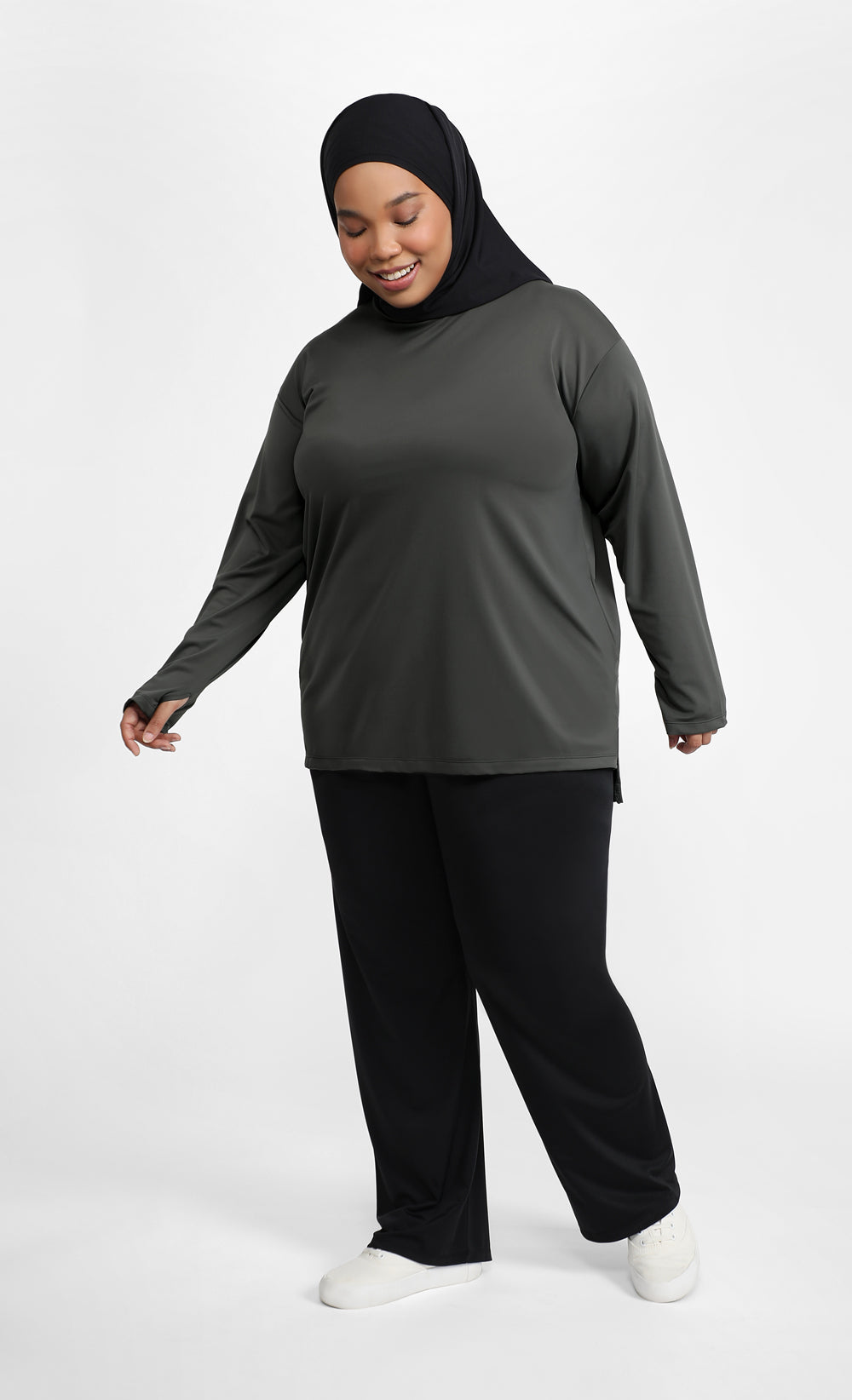 Plus size outlet black yoga pants